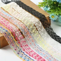 10 yards long 2 7cm color lace belt lace tassel diy embroidery handicraft clothing wedding headpiece handmade accessories