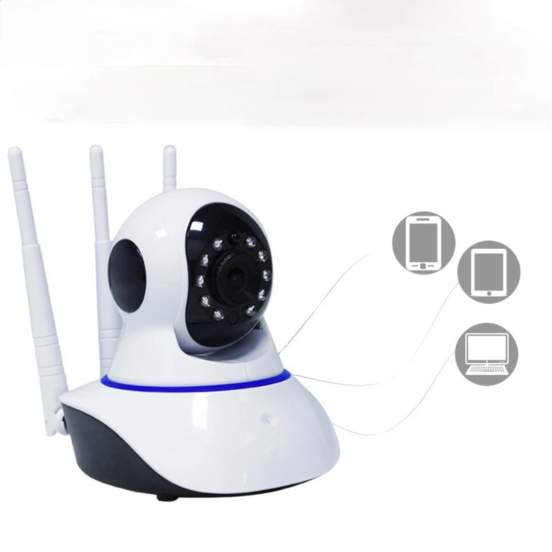 Охранных 1080P 3MP Wi Fi IP Камера аудио запись SD карты памяти P2P HD видеонаблюдения