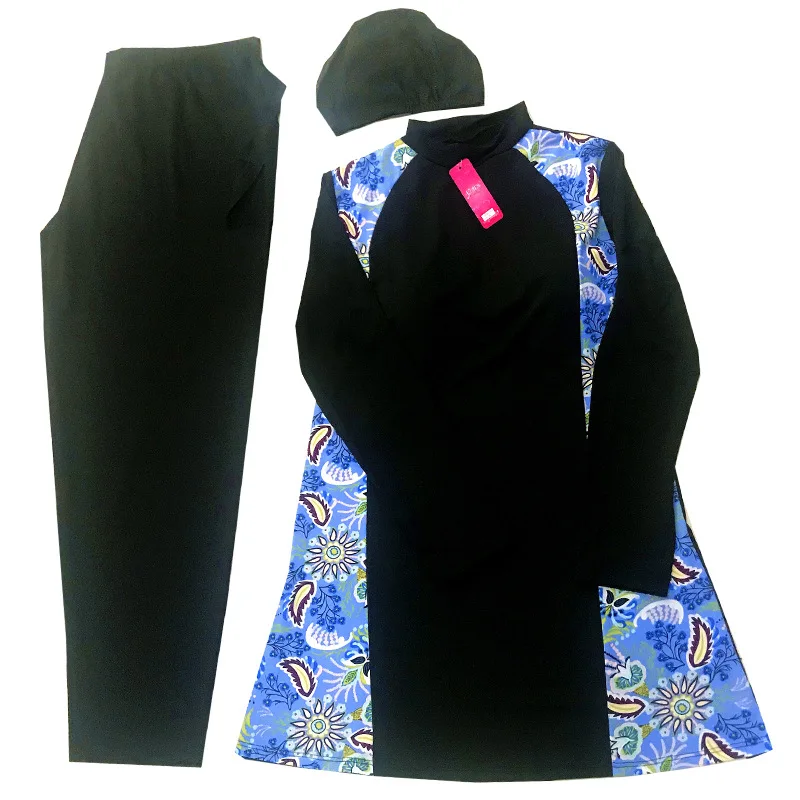 

Long Sleeve Diving Set Split Conservative Swimsuit Beach Swimwear Islamic Swimming Suit for Girl Costume Bagno Donna Mussulmana