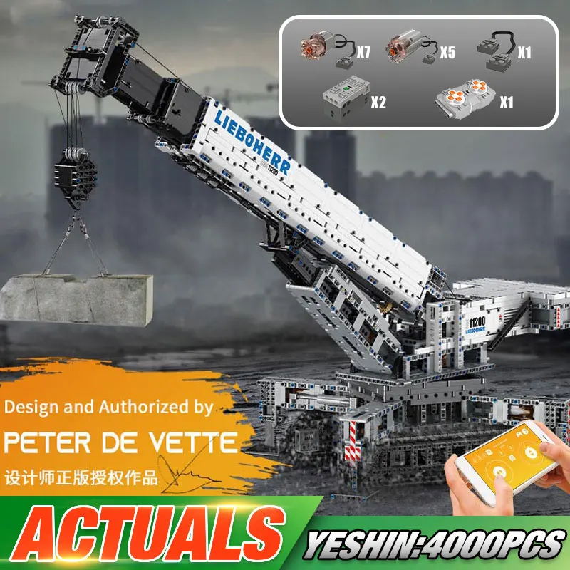 Пресс форма для King 17002 приложение автомобиль совместим с MOC 20920 RC Liebherrs LTM 11200 модель