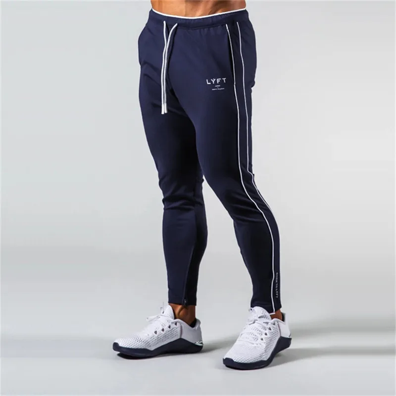 

Men's Autumn Fashion Printed Sweatpants Gym Fitness Running Training Stretch Breathable Trousers Brand Pants