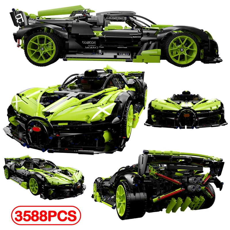 

1:8 City Technical Drift Sports Racing Car Classic Building Blocks Mechanical Super MOC Vehicle Bricks Toys For Boys