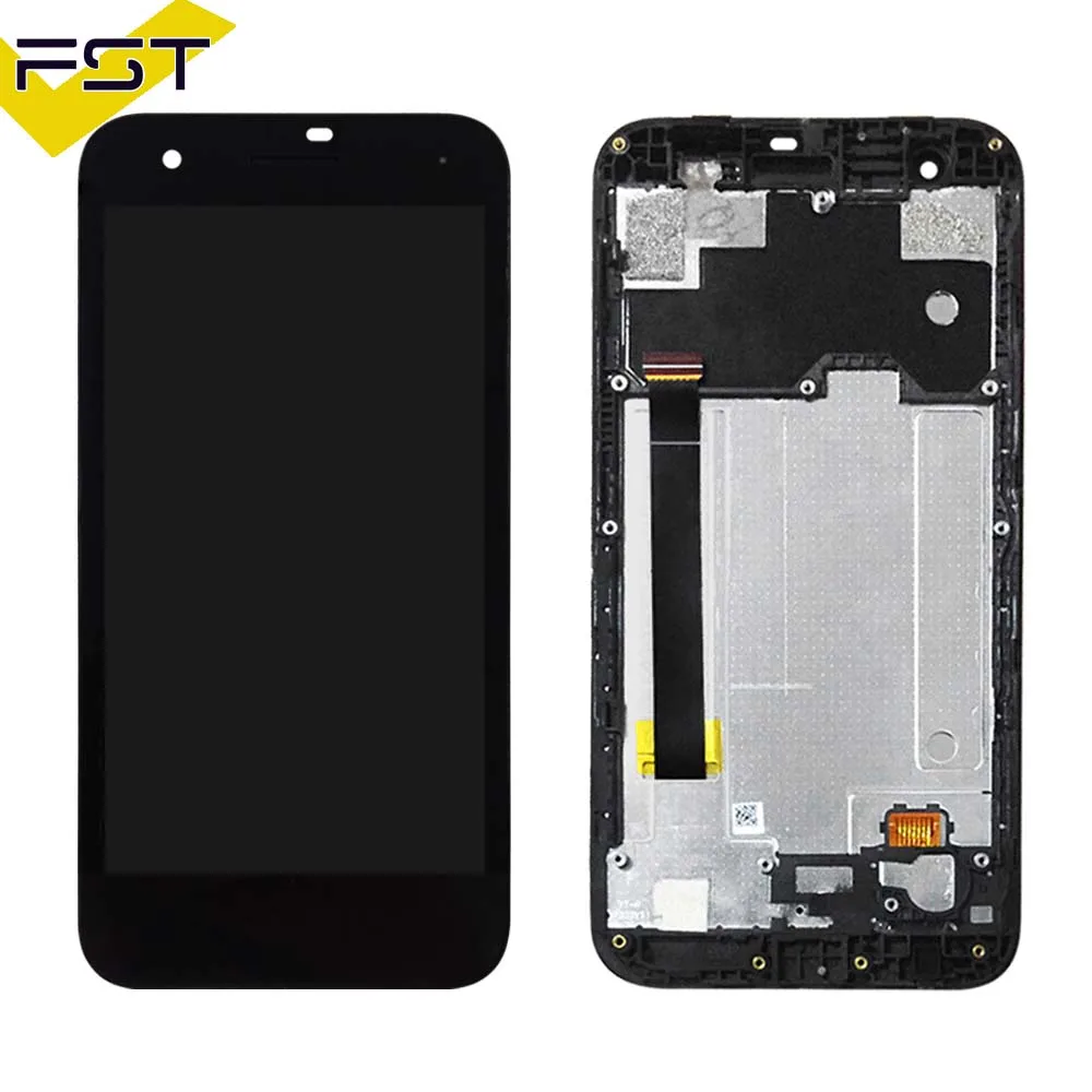 

Black 5.0''For Vodafone Smart E8 VFD510 VFD 510 LCD Display Touch Screen Phone Digitizer Assembly With Frame Replace Parts+Tools