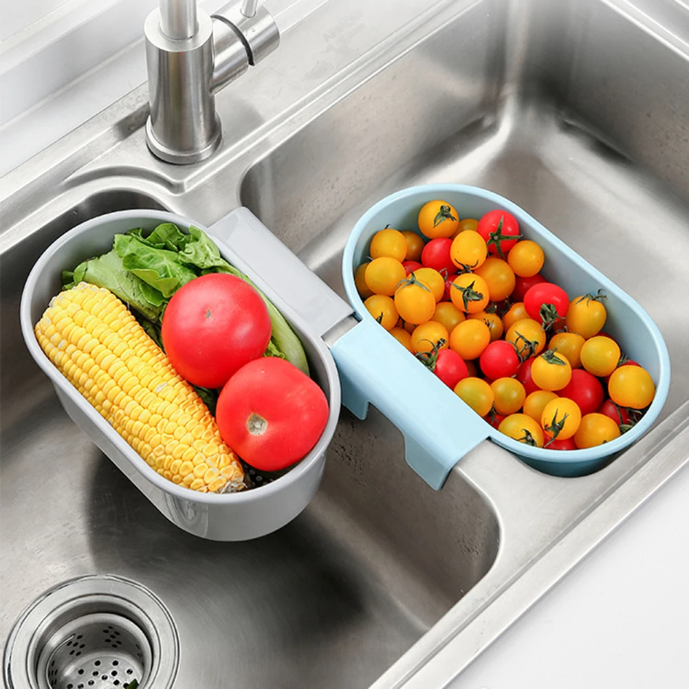 

Sink Strainer Kitchen Waste Filter Basket Hanging Storage Rack for Kitchen Gadgets