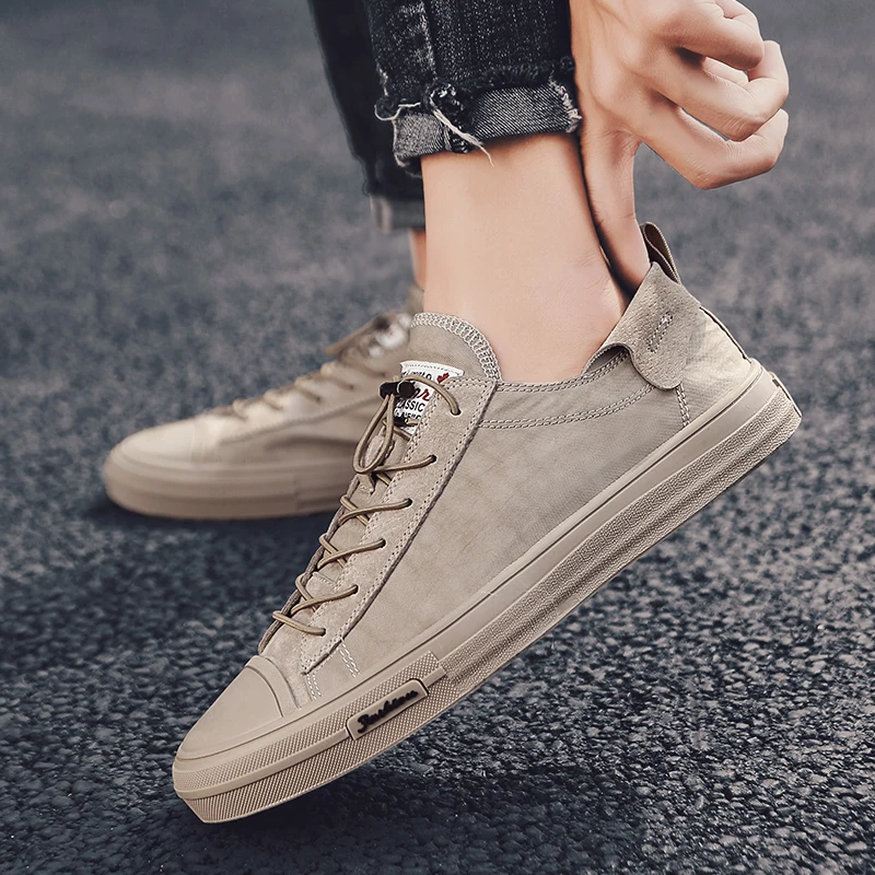 

Breathable Footwear Men's Canvas Shoes Hemp Lazy Flats For Men Cheap Moccasins Male Loafers Fashion Sneakers Men Shoes