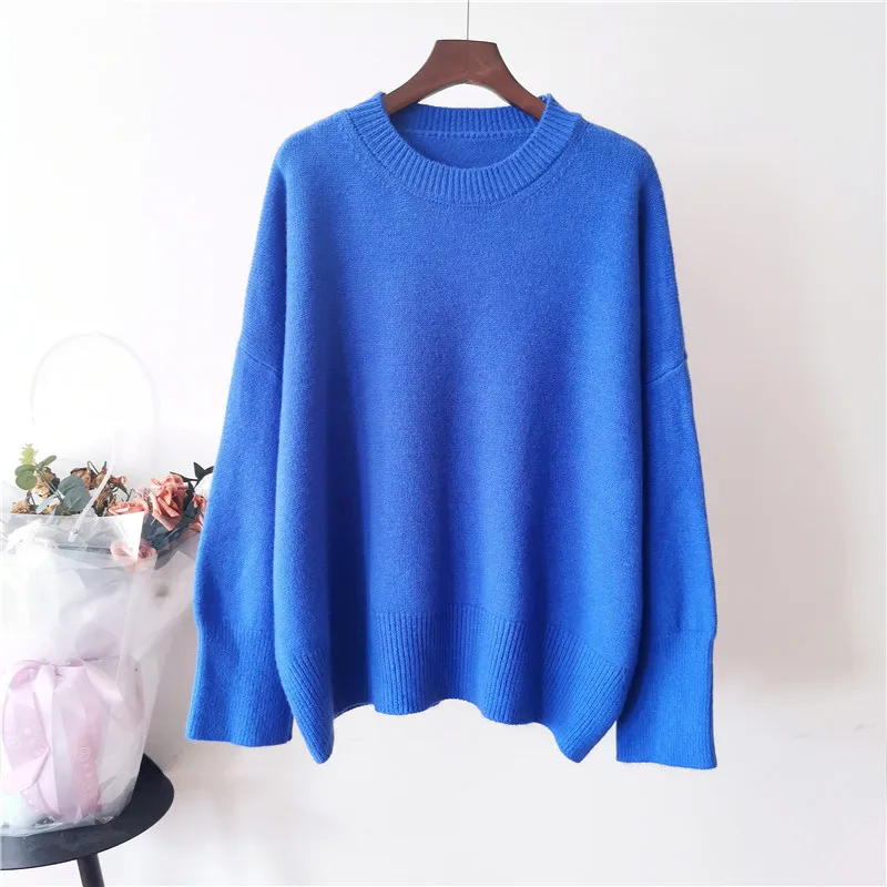 Autumn and winter Women Sweaters 2019 Casual Long Sleeve Slim regular Pullers Korean Female Knitted Jumpers Tops female | Женская одежда