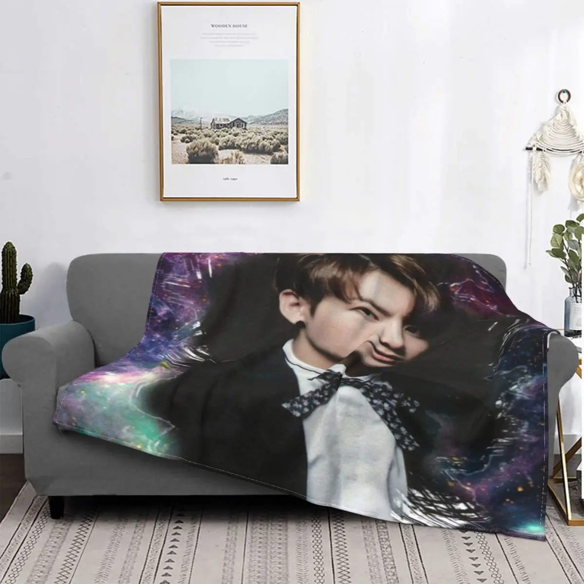 

Одеяло Jungkook Galaxy 406, покрывало для кровати, плед, дивана, покрывало для дивана, покрывало с капюшоном, покрывала для кровати