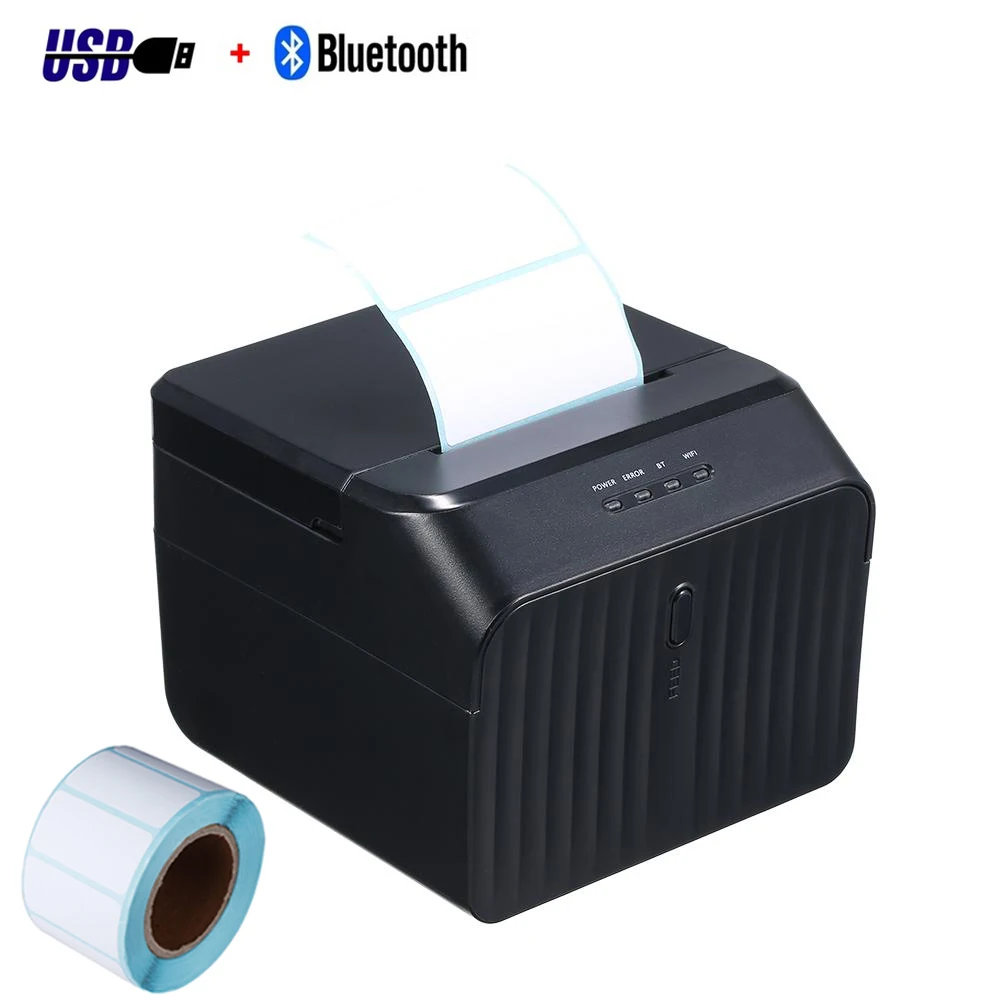 2 дюймовый мини bluetooth pos принтер USB Bluetooth этикетка стикер штрих кода 58 мм Принтер