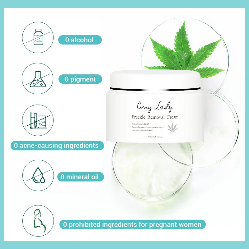 Крем для лица OMY LADY удаления веснушек отбеливающий питательный пятен лечения