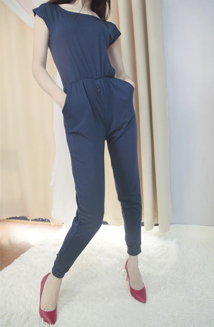 Комбинезон женский с открытой промежностью хлопковый двойной молнией |