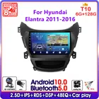 Автомагнитола 2 din на Android 10 для Hyundai Elantra Avante I35 2011-2016, мультимедийный плеер с GPS-навигацией, Раздельный экран, плавающее окно