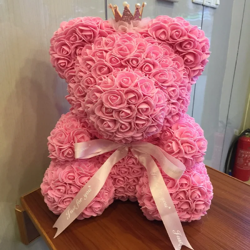 1 шт. вспененный пенополистирол пены мяч DIY розовой мишкой белой плесенью ручной