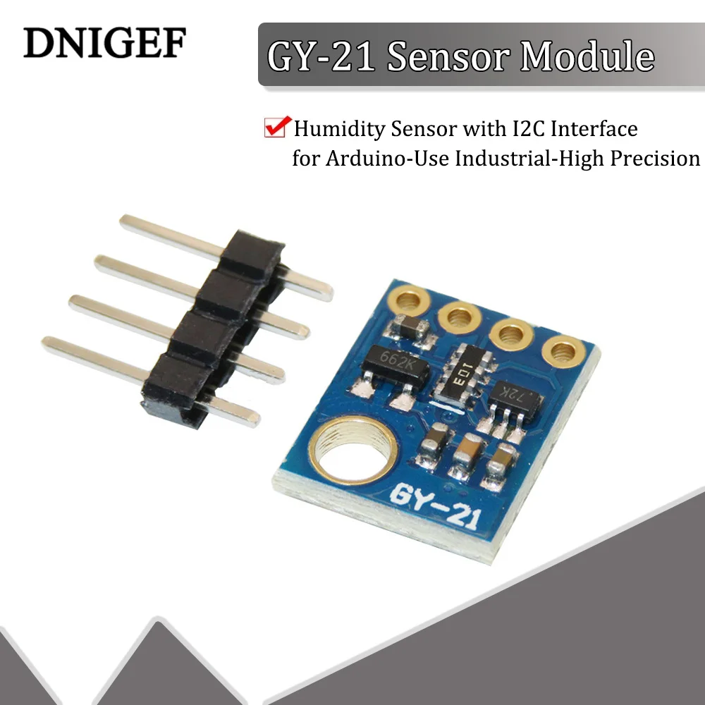 Датчик влажности с интерфейсом I2C Si7021 GY-21 HTU21 для Arduino промышленного использования