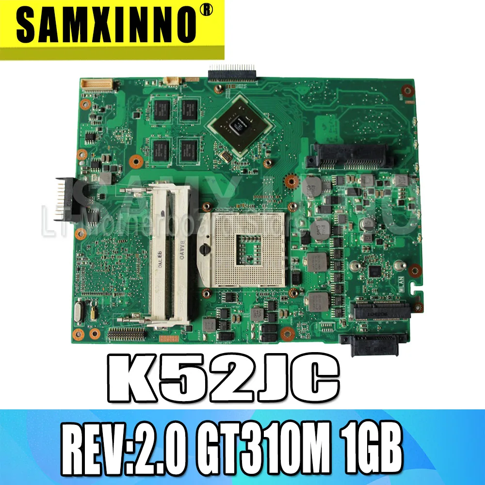 Материнская плата K52JC REV: 2 0 GT310M 1 ГБ для For Asus K52JU K52JT K52JR X52J K52JE материнская ноутбука