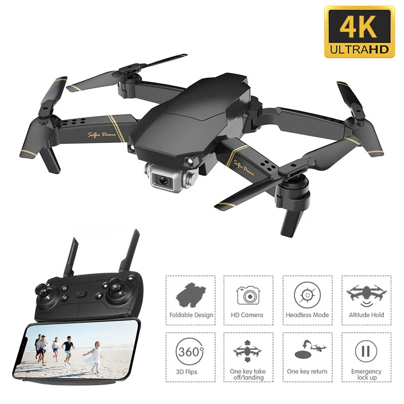 Квадрокоптер GD89 с инфракрасной камерой Wi Fi 1080p fpv|Наборы аксессуаров для дронов| |