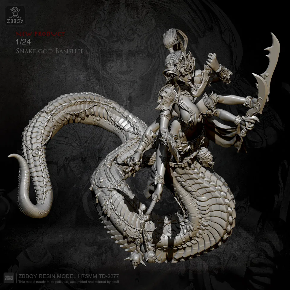 1/24 статуэтка в виде Наборы тела змея демон модель самодельный TD-2277 | Игрушки и