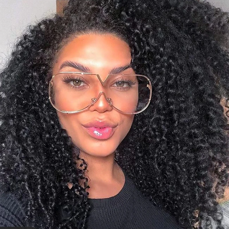 

Солнцезащитные очки в ретро-стиле для мужчин и женщин, цельные брендовые квадратные солнечные очки большого размера с защитой от лап, из спл...