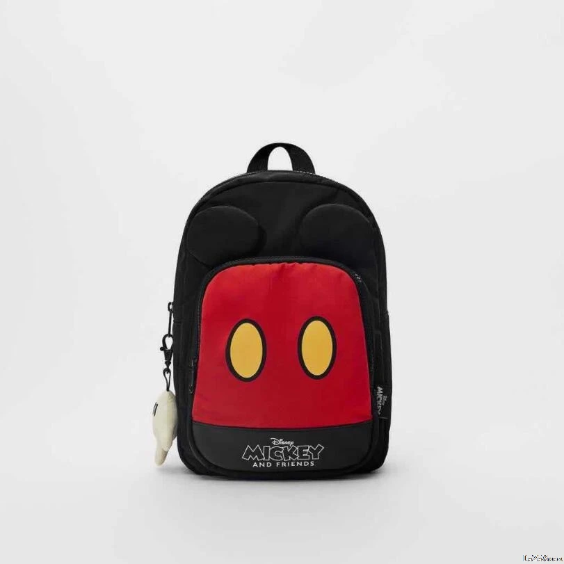 Диснеевских мультфильмов модный Микки Маус Нейлоновый Рюкзак Сумки силиконовый