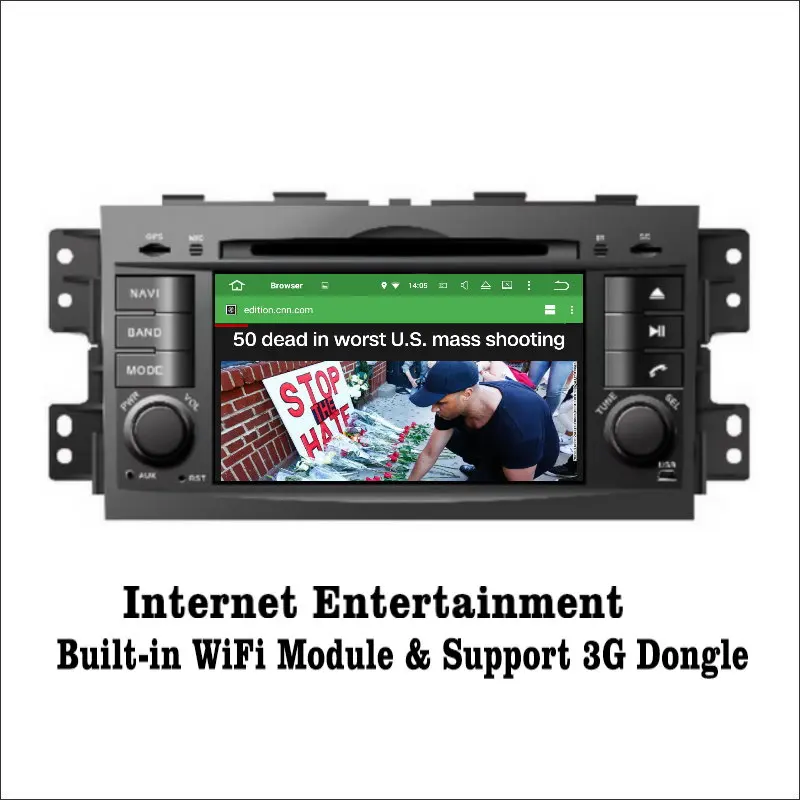 Liislee Android 7 1 2G RAM для Kia Mohave/Borrego автомобильное радио Аудио Видео Мультимедиа DVD