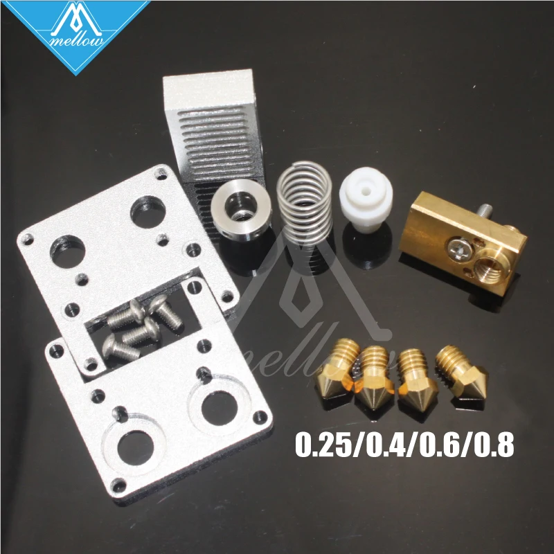 Блок нагревателя для 3D принтера Ultimaker 2 + UM2 одноголовочный экструдер Olsson комплект