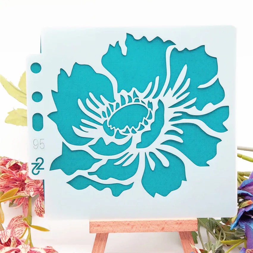 13*14 трафареты с тычинками для скрапбукинга Пластиковая форма щит сделай сам торт