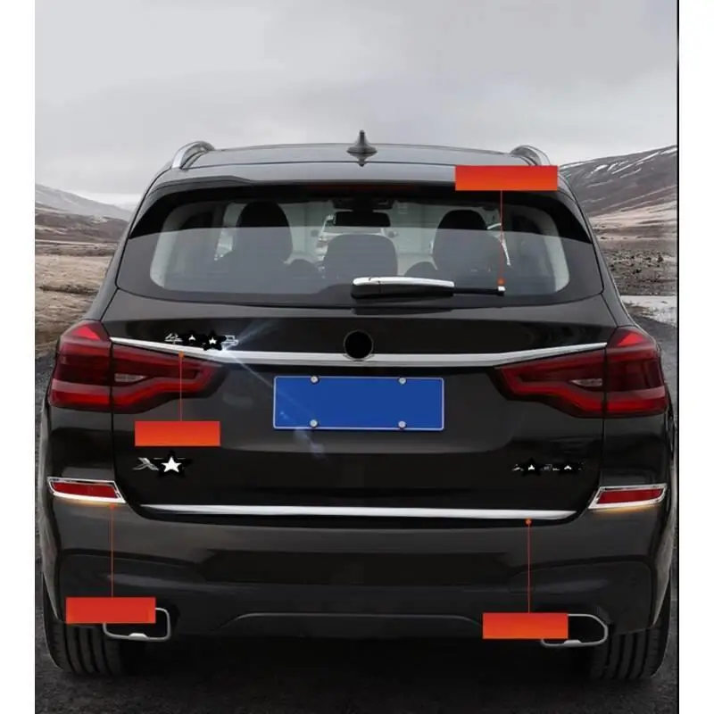 Основная задняя панель дверная ручка автомобильный хром декоративный Стайлинг