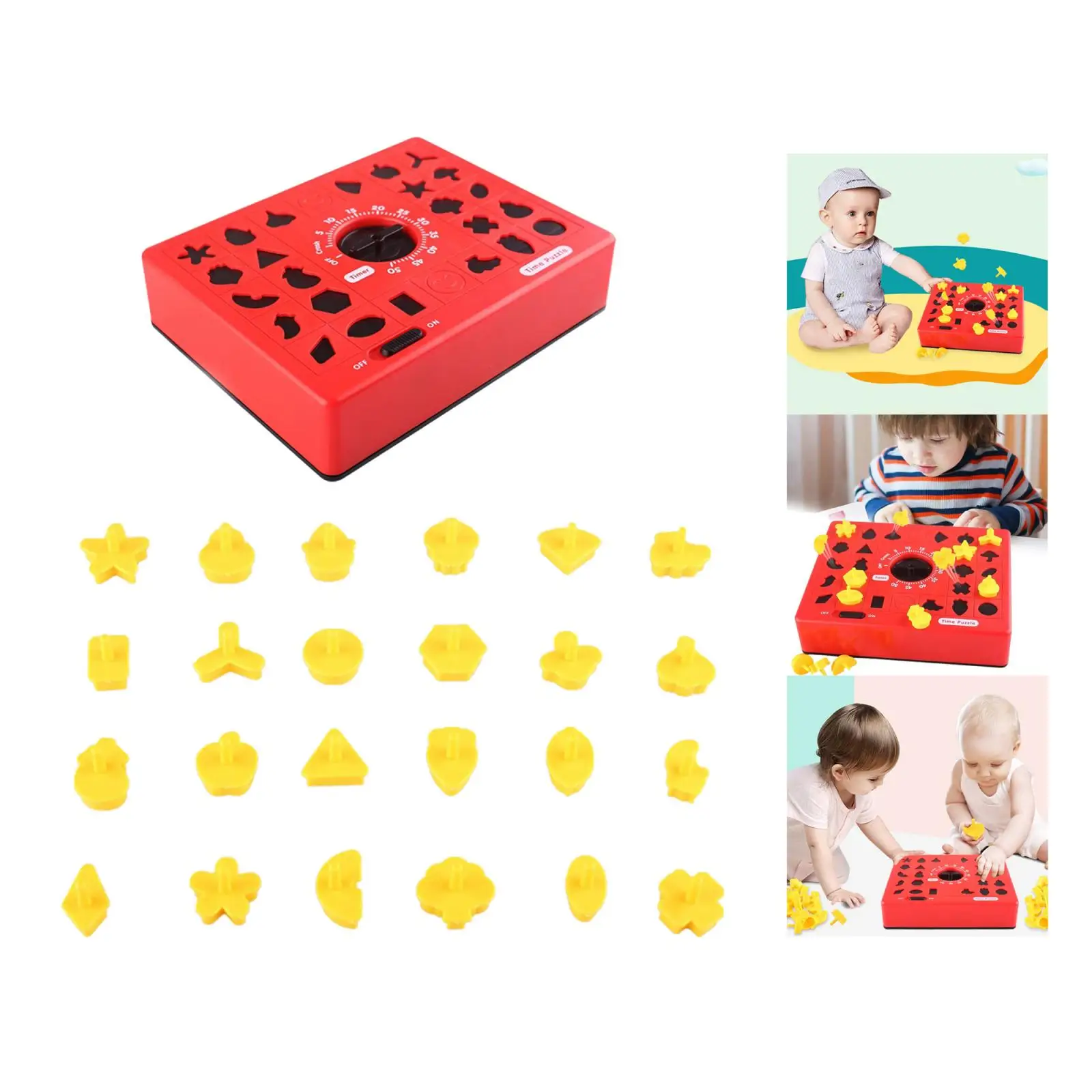 

Children Fun Board Games Timing Time Matching Puzzle for Early Education Parent-Child Educational Toys for Boy Gifts