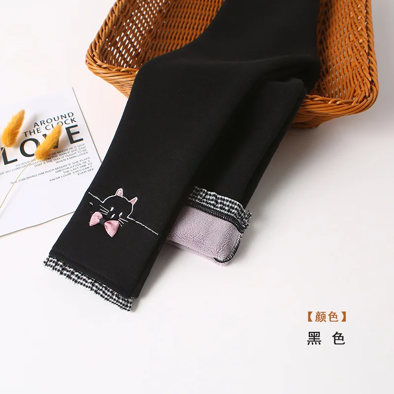 Зимние теплые штаны для девочек Детские утепленные вельветовые хлопковые