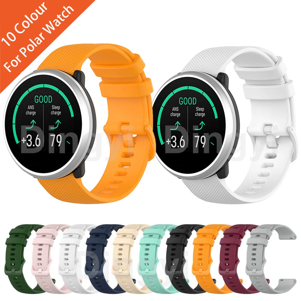 

For POLAR IGNITE 2 Strap Wristband VANTAGE M2 M / UNITE/ GRIT X Silicone Band Watchband Replace Bracelet Belt Wriststrap