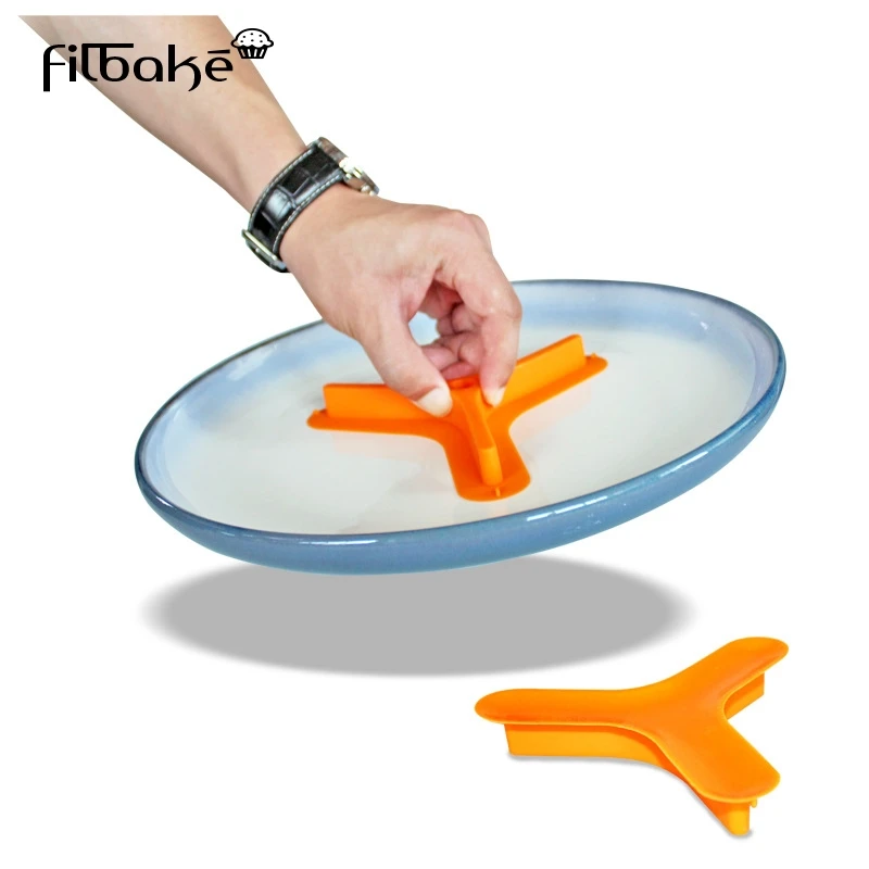 Силиконовый разделитель для еды в елочку 3 разделителей|Комплекты кухонных