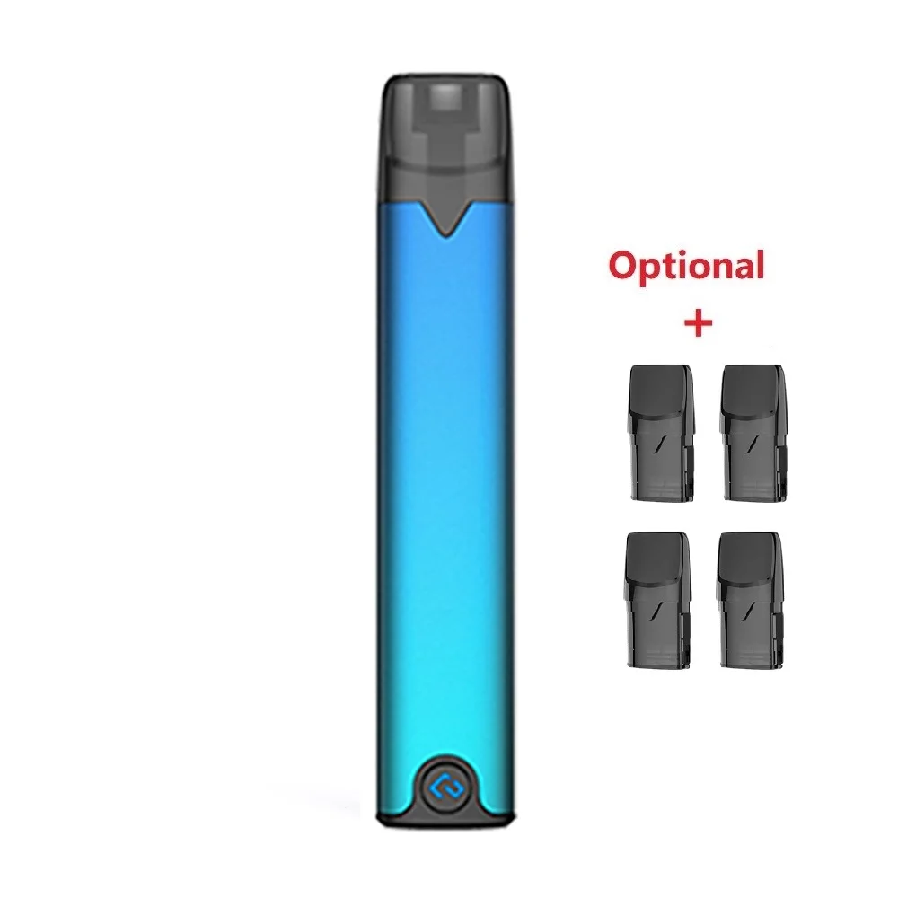 C-Blue and pod Комплект Hcigar Akso OS Pod Vape с аккумулятором 420 мА/ч с системой блокировки и системой pod 1,4 мл vs MINIFIT/Drag nano/zero Kit - Цвет: C-Blue and pod