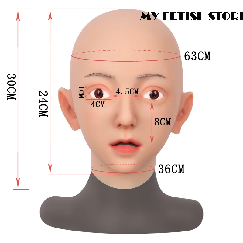 (Avila-4G)Crossdress Full Head Realistic Silicone Girl Female Disguise Party Cosplay Transgender Mask Male To Drag Queen | Тематическая