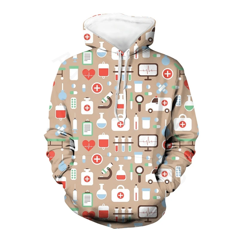 Толстовка женская с мультяшным принтом ЭКГ спортивный костюм в Корейском стиле