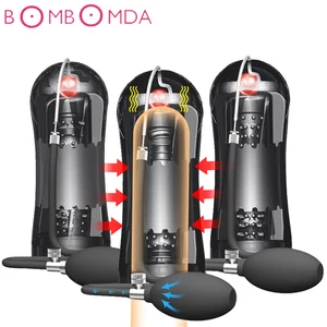 Сжимаемая Мужская мастурбация с подушкой безопасности, Прозрачная мягкая киска, пикантная карманная игрушки для упражнений на выносливость для мужчин