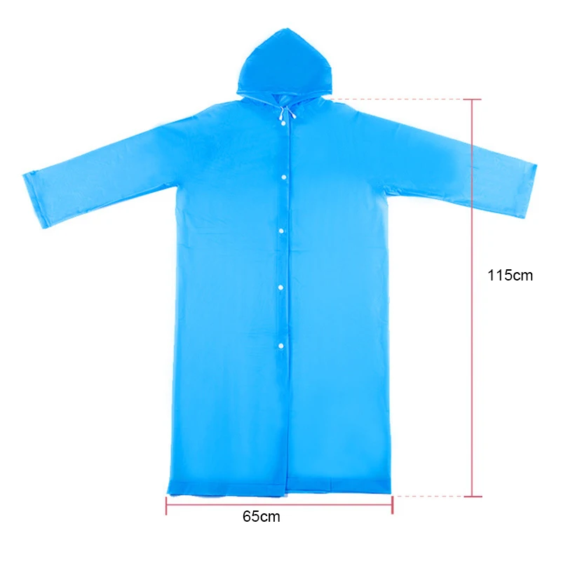 Утолщенный дождевик для взрослого EVA модный зеленый плащ путешествий Открытый