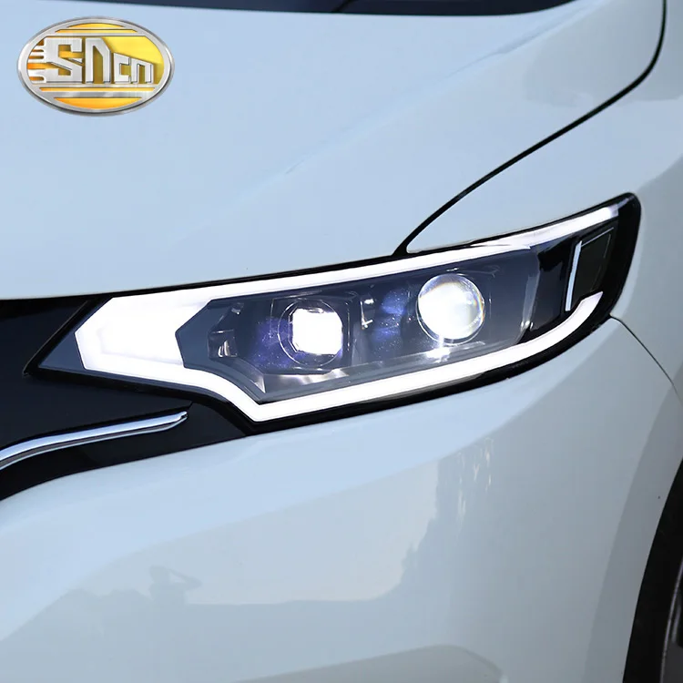Автомобильный Стайлинг для Honda Fit Джаз GK5 Спорт 2014 - 2019 светодиодный головной