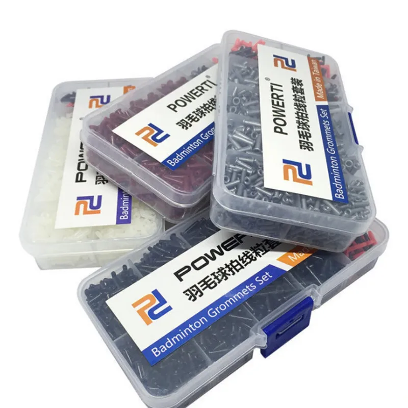 

1500Pcs/Box Badminton Racket Racquet Grommets Nylon Racquet Grommet Eyelets Racket String Protector Stringing Tubing Grommets