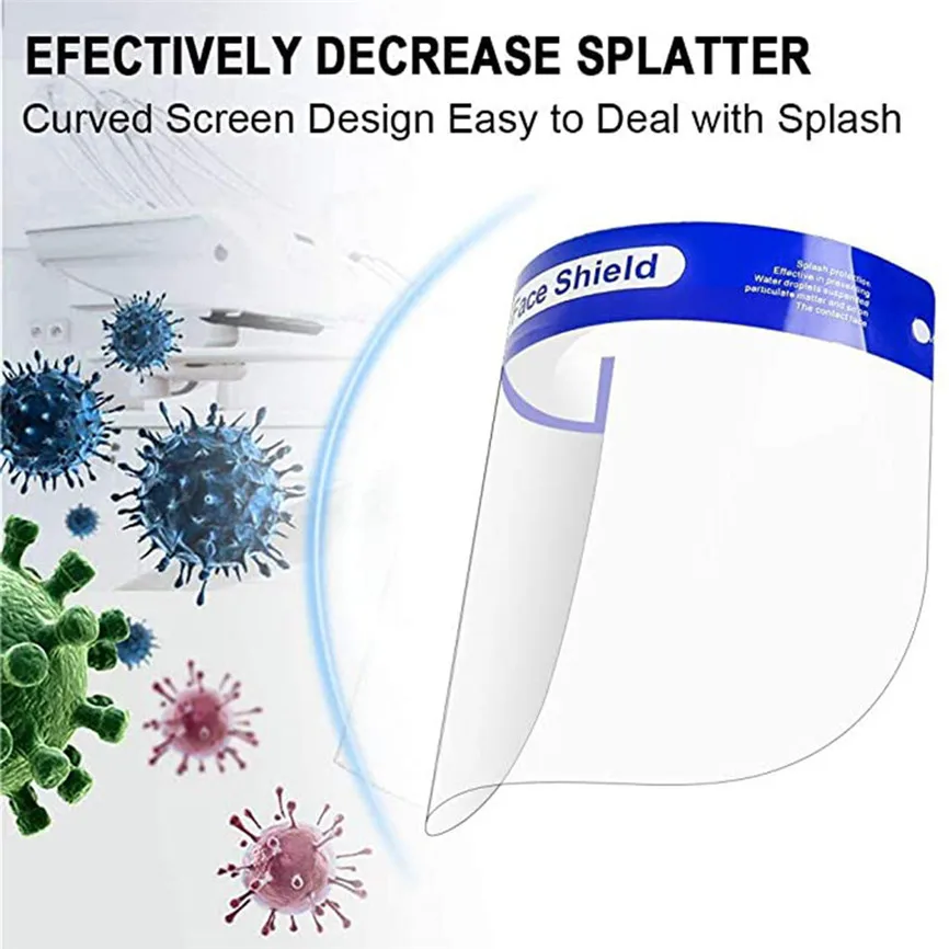 Защитная маска на все лицо для детей безопасная пластиковая прозрачная защитная