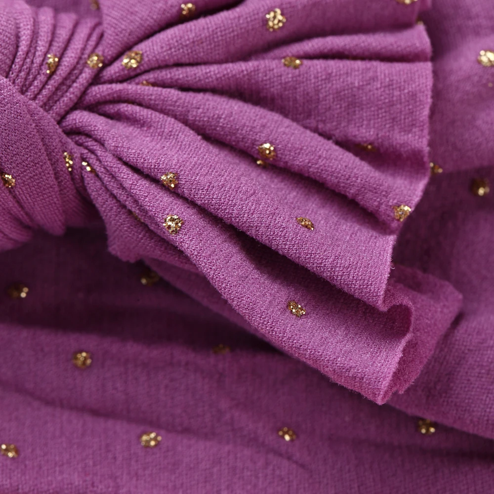 Однотонный детский ободок с золотыми звездами аксессуары для волос маленьких