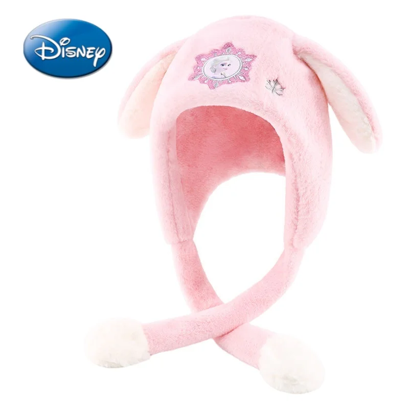 

Disney Princess Children's Cartoon Hat 2021 Winter New Plus Velvet Warm and Cold Earmuffs Fashion Casual Kawaii Plush Hat Scarf