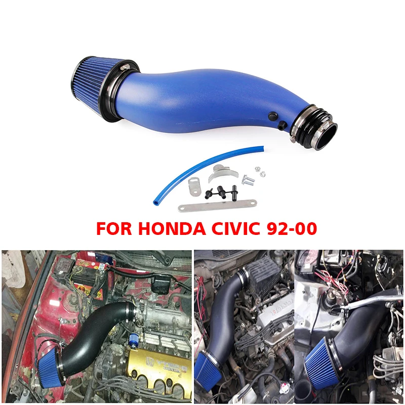 Универсальная пластиковая воздухозаборная труба для HONDA CIVIC 92-00 EK EG с