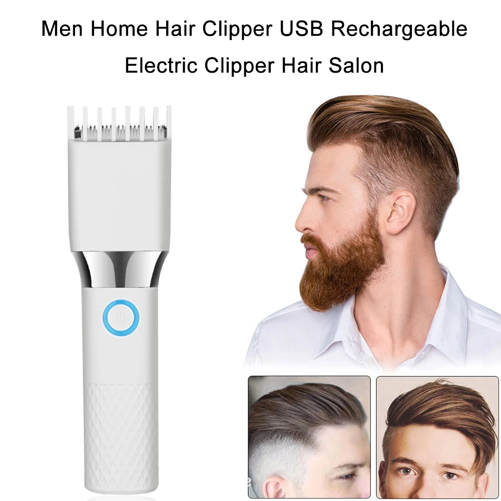 

Electric Men's Hair Clippers Cordless Household USB Rechargeable Hair Clippers Trimmers Ceramic Blade Professional Trimmers