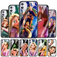 rapunzel disney movie for apple iphone 12 pro max mini 11 pro xs max x xr 6s 6 7 8 plus luxury tempered glass phone case
