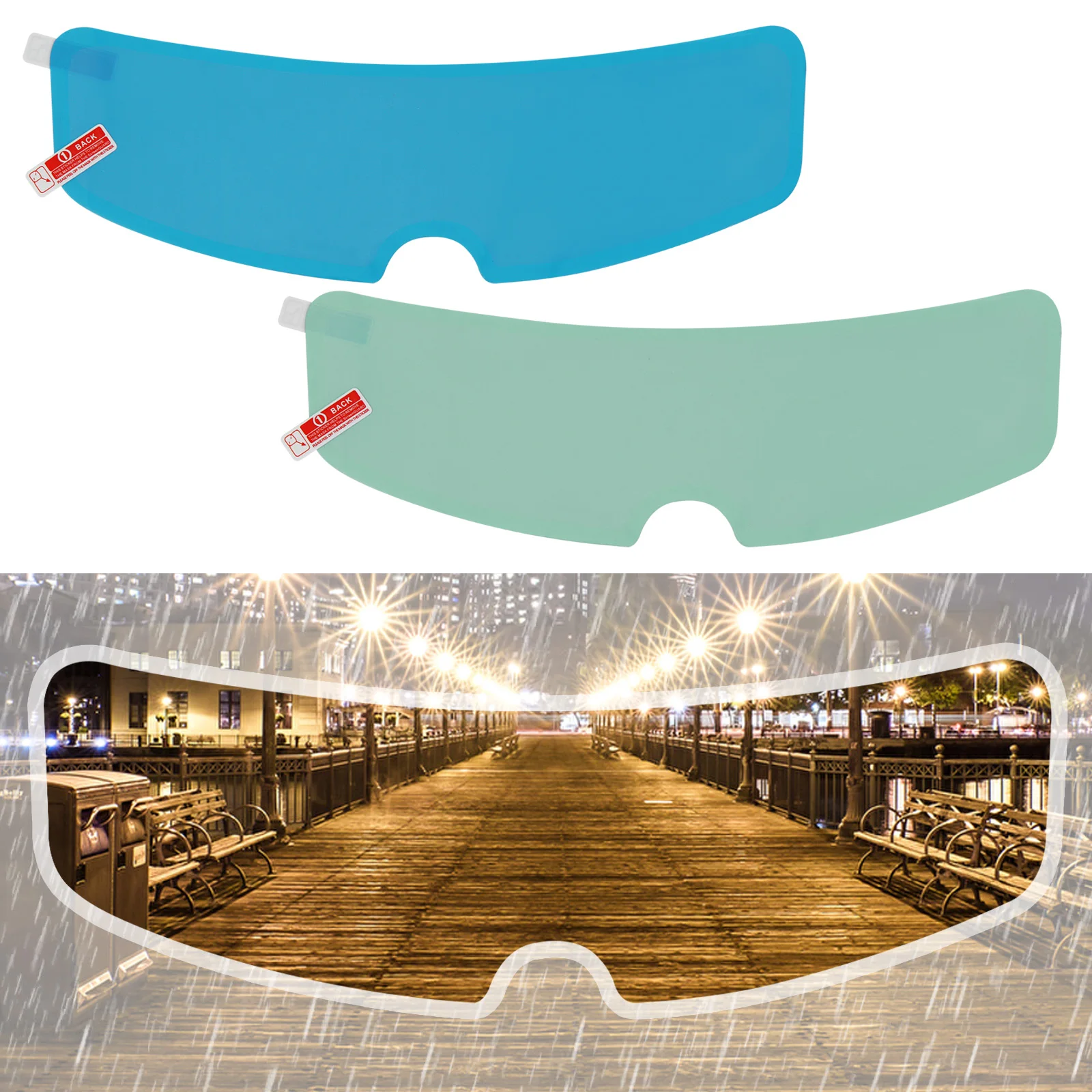 Универсальная защитная пленка для шлема противотуманный козырек автомобильных