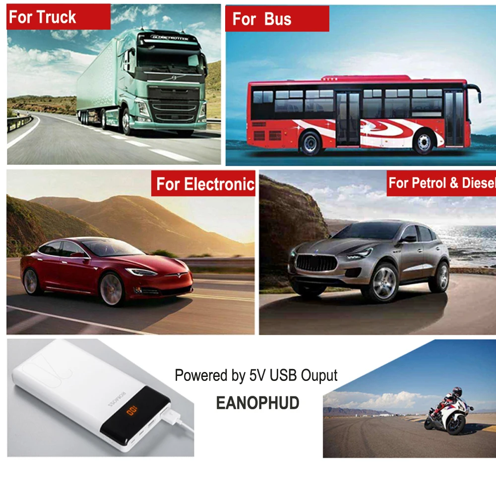 Проектор скорости ветрового стекла EANOP USB GPS HUD M41 совместимый со всеми