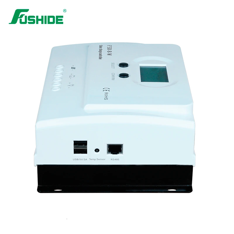 FSD B W белый цвет 30A MPPT Контроллер заряда солнечной батареи с APP/WiFi