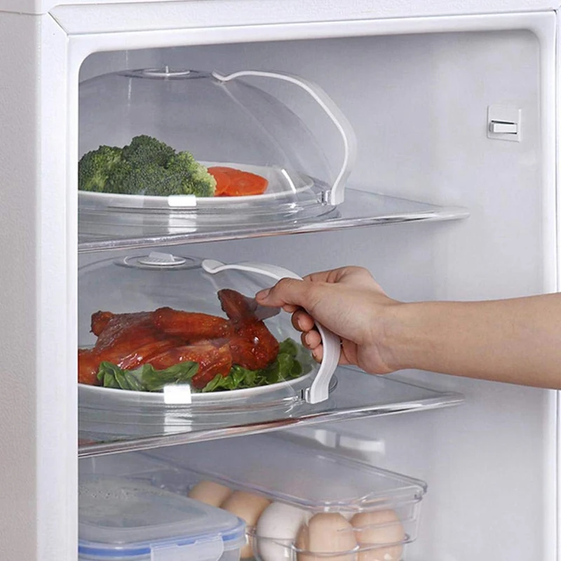 

Large Microwave Splash Cover, Transparent Cover(with Handle) and Adjustable Steam Hole to Keep the Microwave Clean(1Pcs)