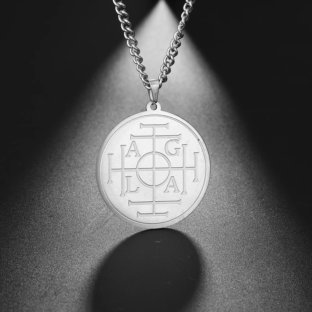 Мужское ожерелье с амулетом из аглы Соломона кабала|Ожерелья подвеской| |