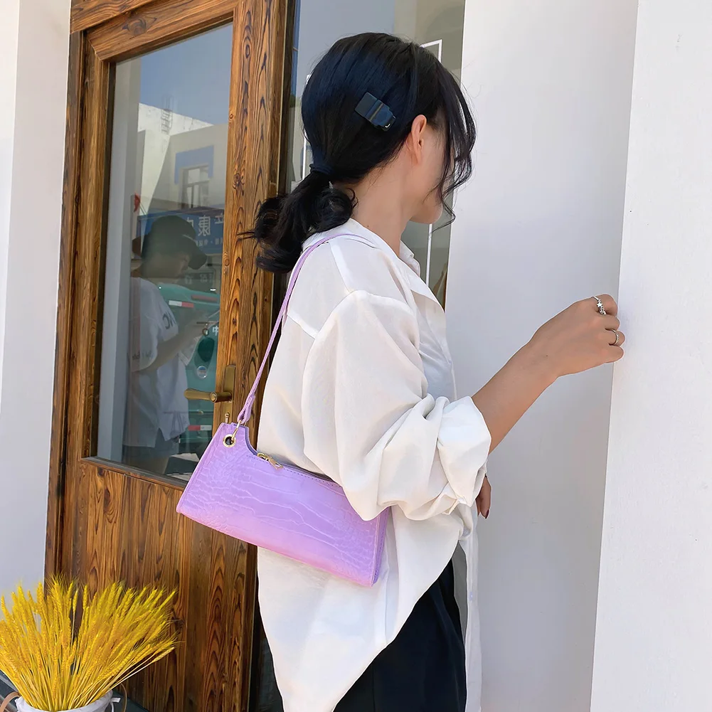 Женская сумка тоут из ПУ кожи с крокодиловым узором|Сумки ручками| |