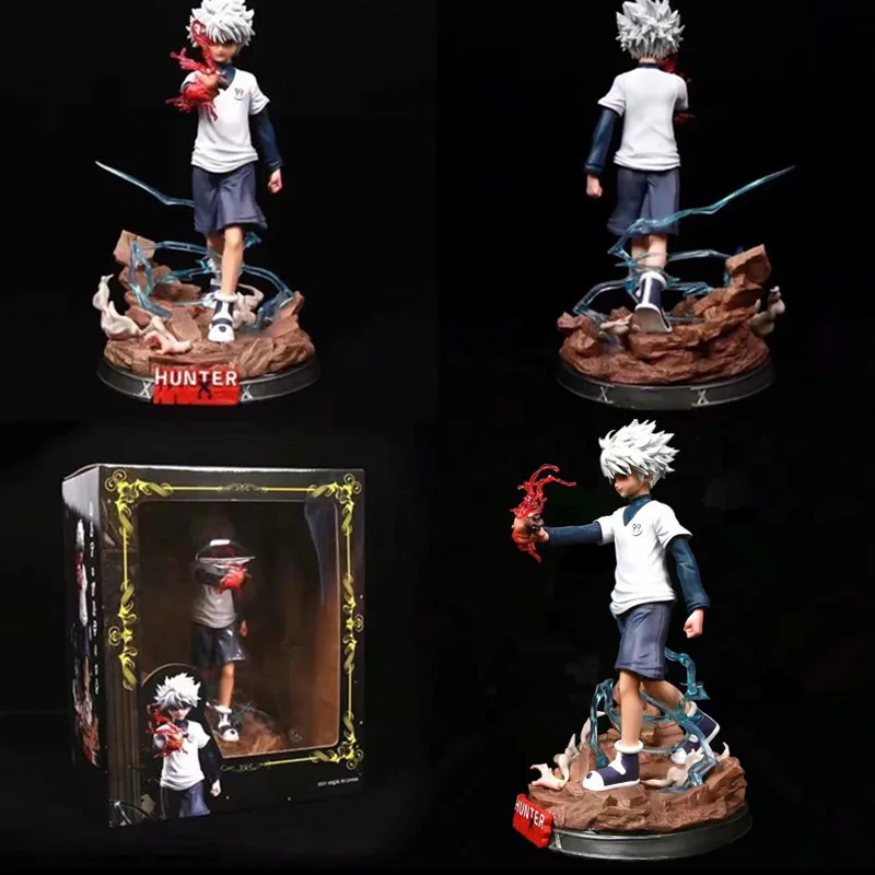 

27cm Hunter x Hunter Gon Freecss & Killua Zoldyck Anime PVC Action Figure Toy GK Game Statue Figurine Collection Model Doll Gift